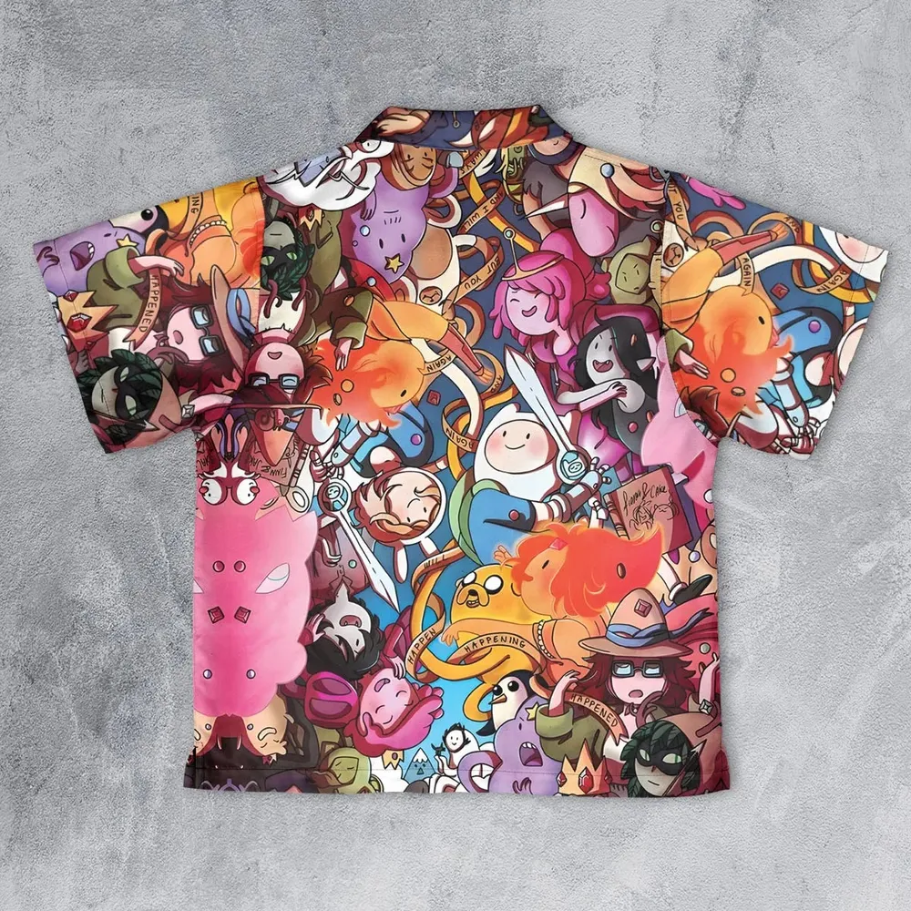 Land of Ooo Adventure Time Youth Hawaiian Shirt - 2