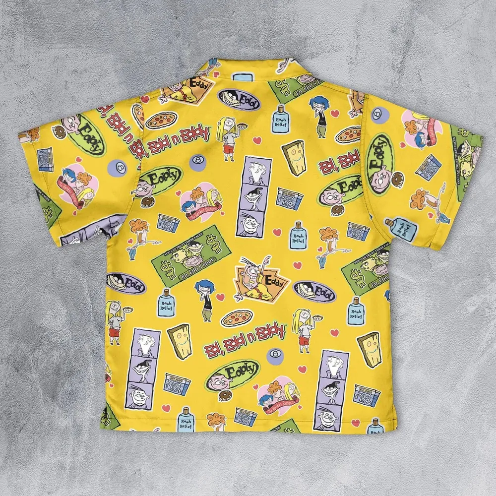 Ed Edd n Eddy n The Kanker Sisters Youth Hawaiian Shirt - 2