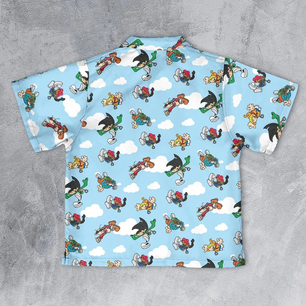Codename Kid Next Door Characters Youth Hawaiian Shirt - 2