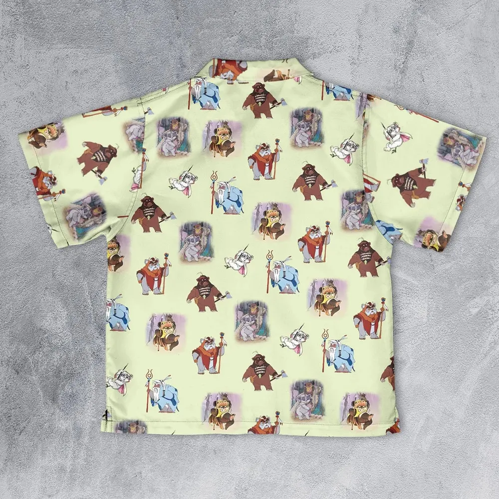Ewoks Characters Star Wars Youth Hawaiian Shirt - 2