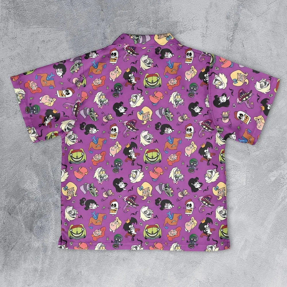 Beetlejuice Cartoon Vintage Youth Hawaiian Shirt - 2