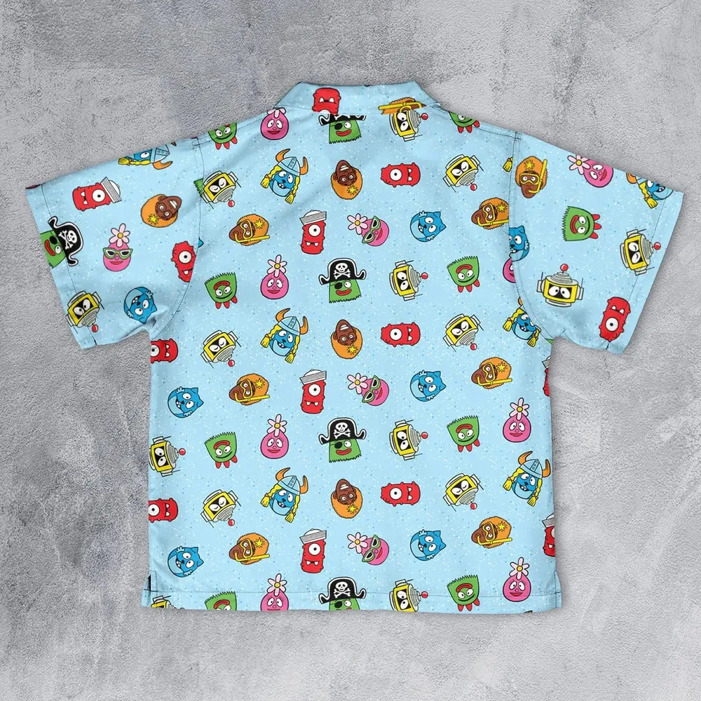 Yo Gabba Gabba Star Wars Mashup Youth Hawaiian Shirt - 2
