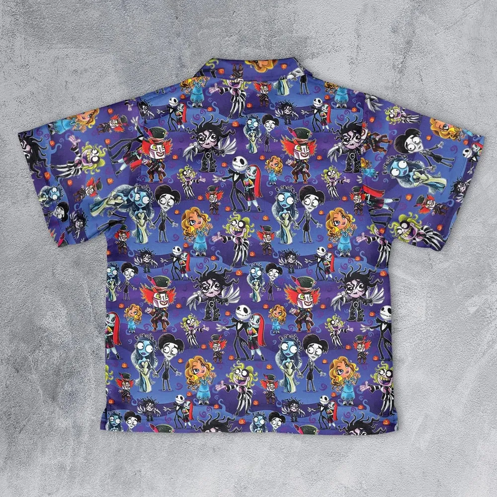 Tim Burton Movies Youth Hawaiian Shirt - 2