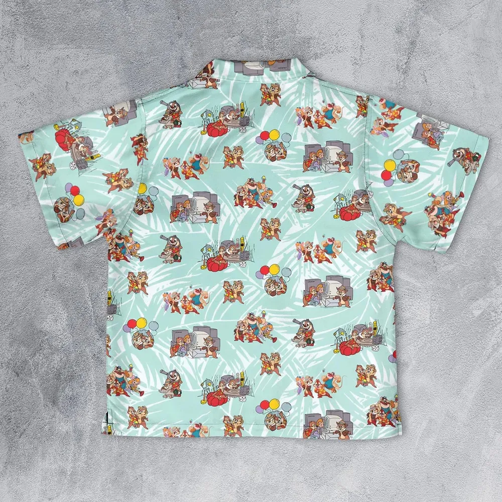 Rescue Team Chip 'n Dale Rescue Rangers Youth Hawaiian Shirt - 2