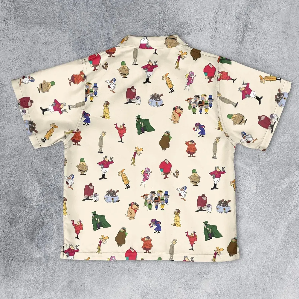 Wacky Races Characters Youth Hawaiian Shirt - 2