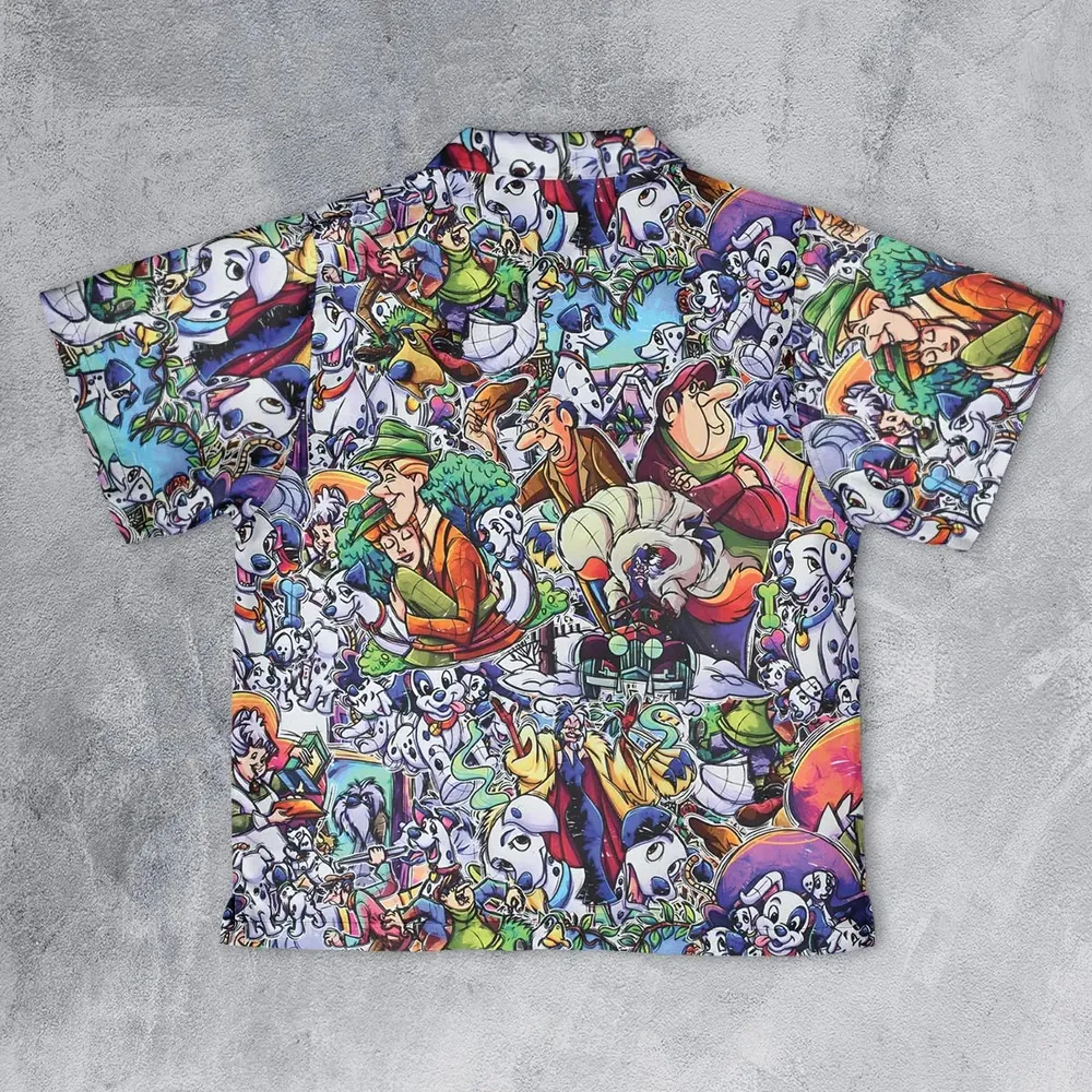 101 Dalmatians Main 90s Youth Hawaiian Shirt - 2