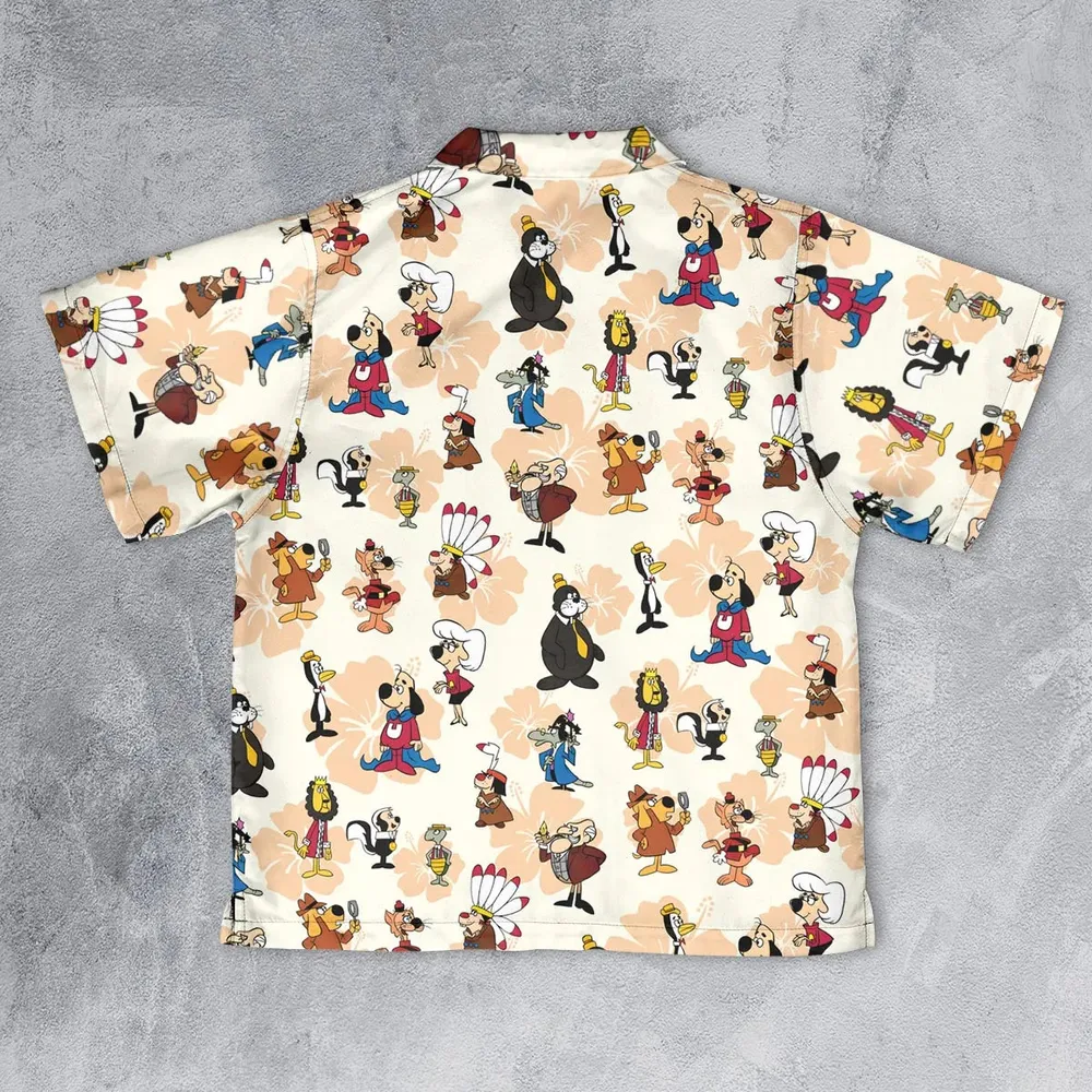 Nostalgia Underdog Characters Youth Hawaiian Shirt - 2