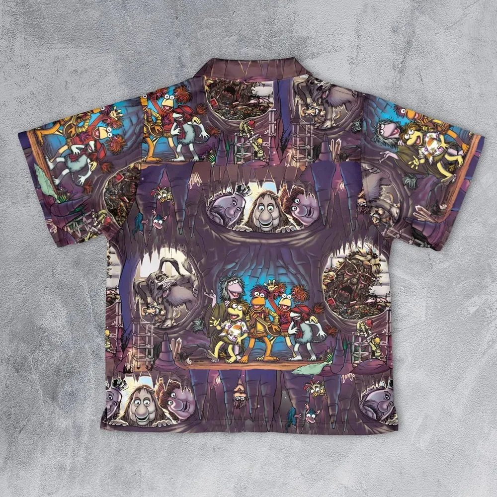 It's All Connected Fraggle Rock Youth Hawaiian Shirt - 2
