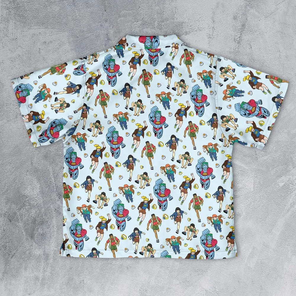Save The Planet Captain Planet and the Planeteers Youth Hawaiian Shirt - 2