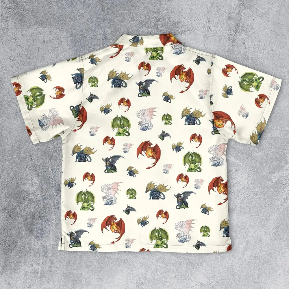 Dragon Dice DnD Youth Hawaiian Shirt - 2