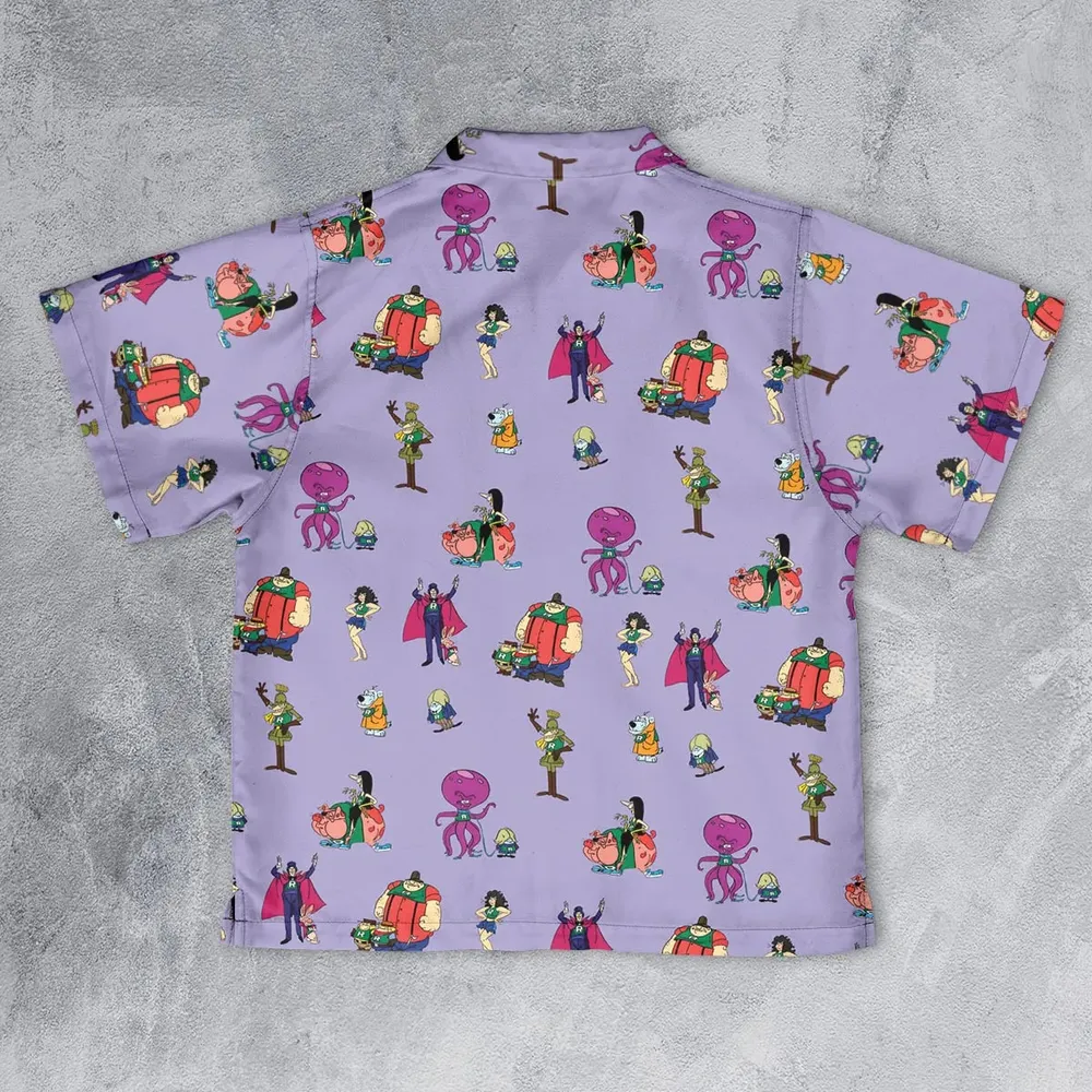 Really Rotten Scooby's All-Star Laff-A-Lympics Youth Hawaiian Shirt - 2