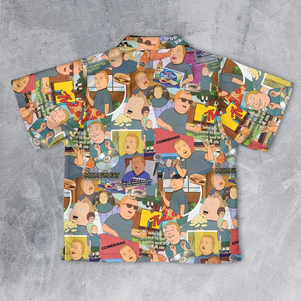 Comedian Bobby King Of The Hill Youth Hawaiian Shirt - 2