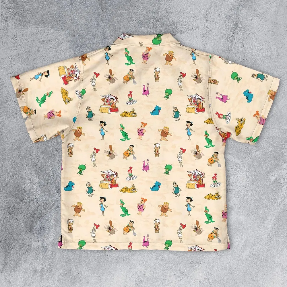 Bedrock The Flintstones Youth Hawaiian Shirt - 2