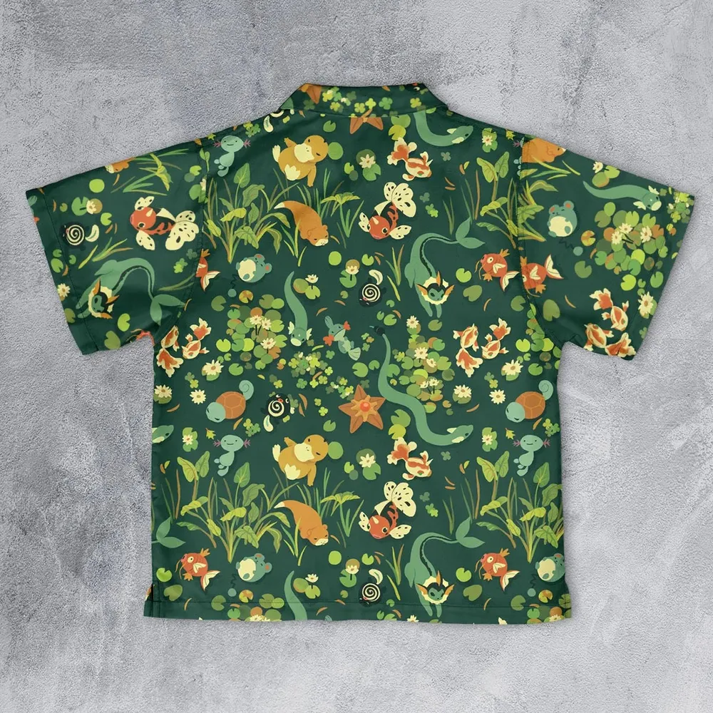 Under Water Type Pokemon Youth Hawaiian Shirt - 2