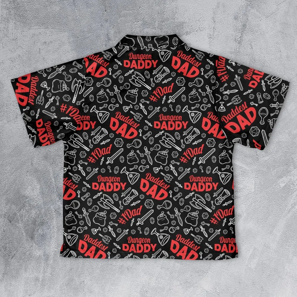 Dungeon Daddy DND Youth Hawaiian Shirt - 2