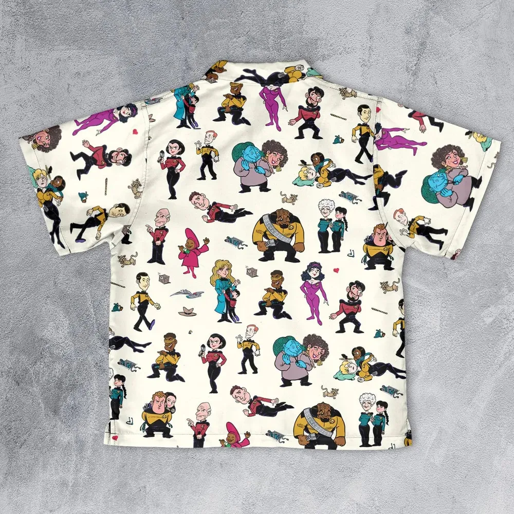 Star Trek TNG Tribute Youth Hawaiian Shirt - 2
