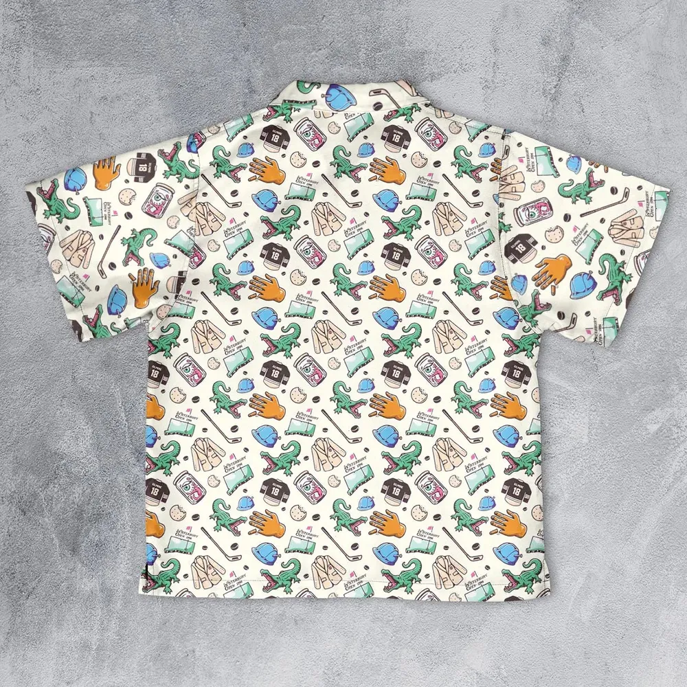 Happy Gilmore Pattern Youth Hawaiian Shirt - 2