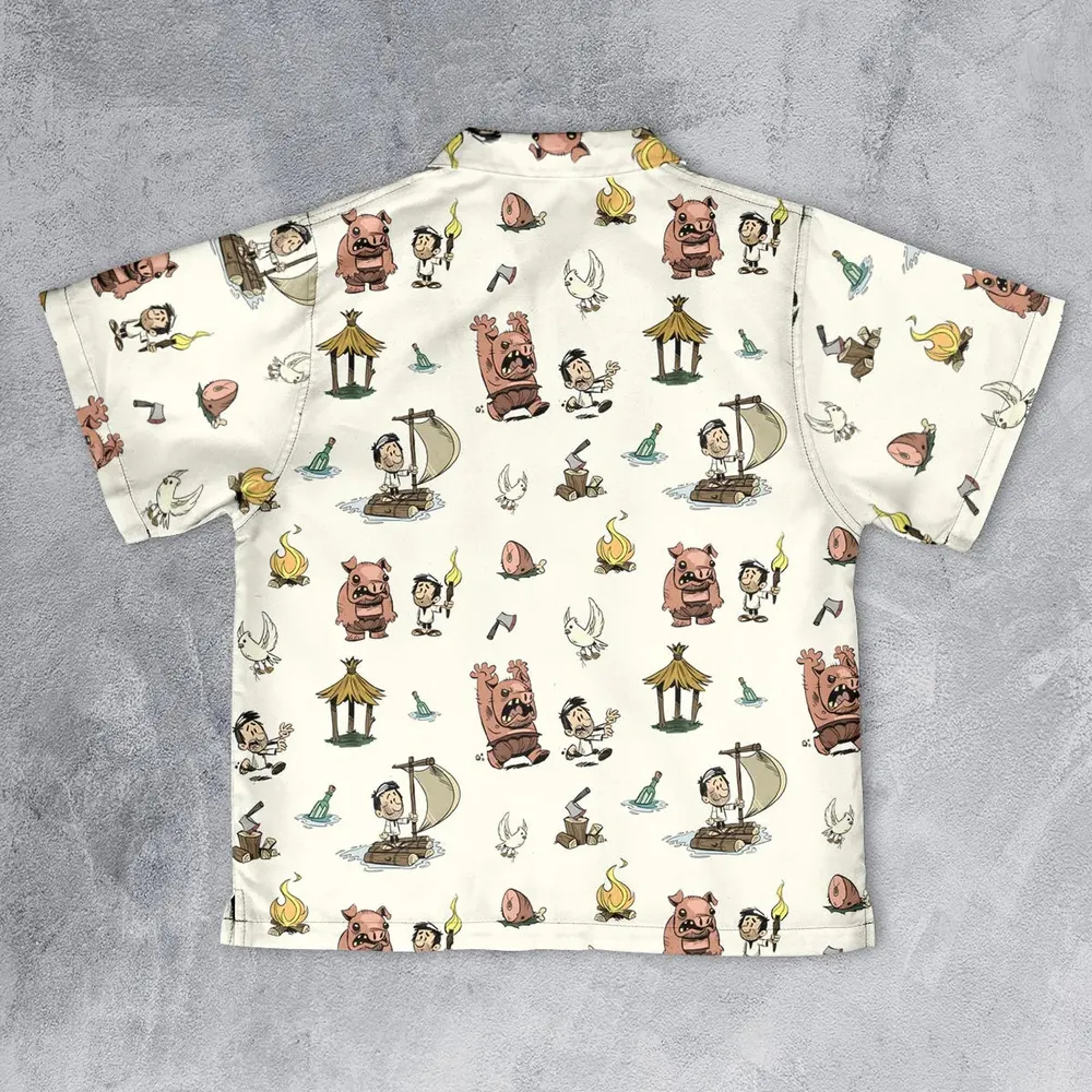 Don't Starve Collection Youth Hawaiian Shirt - 2