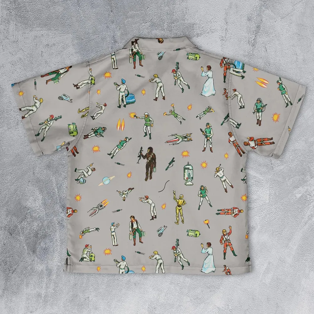 Escape from the Death Star Star Wars Youth Hawaiian Shirt - 2