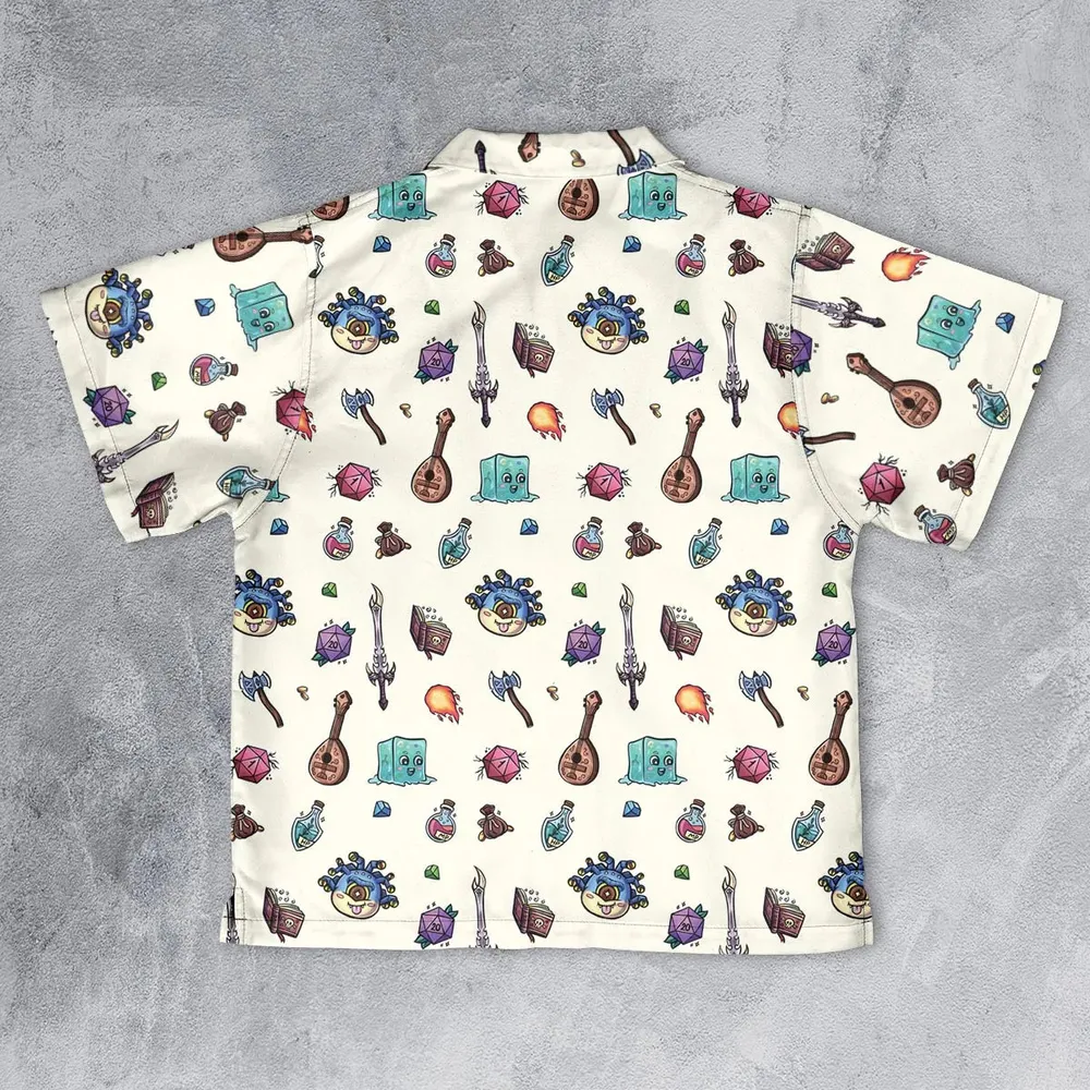 RPG Classics Pack DnD Youth Hawaiian Shirt - 2