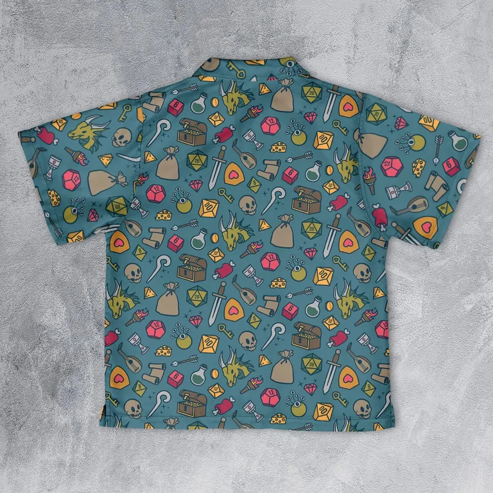 Play Your Role DnD Youth Hawaiian Shirt - 2