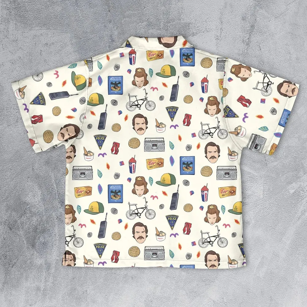 Stranger Things Collection Youth Hawaiian Shirt - 2