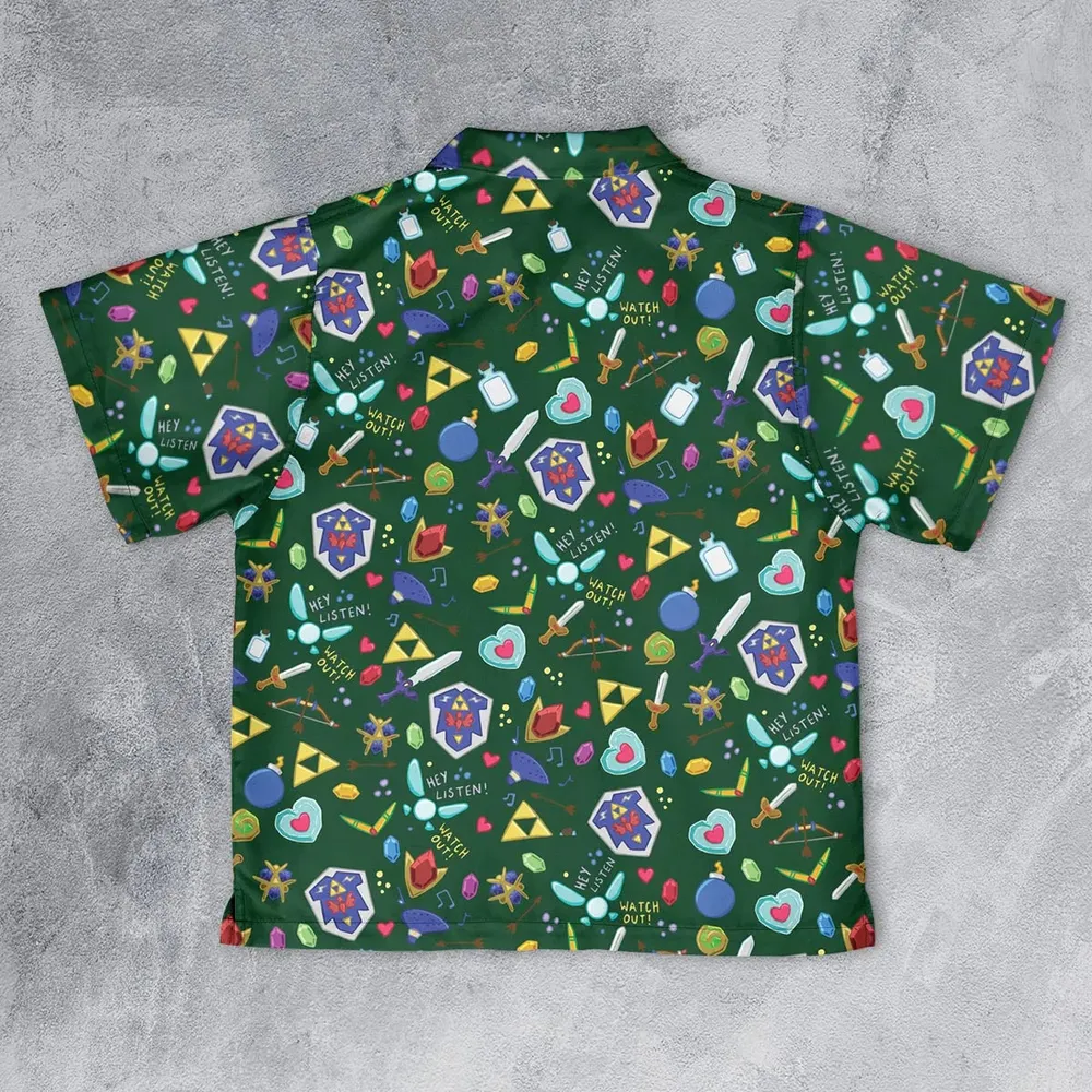 The Legend Of Zelda Youth Hawaiian Shirt - 2