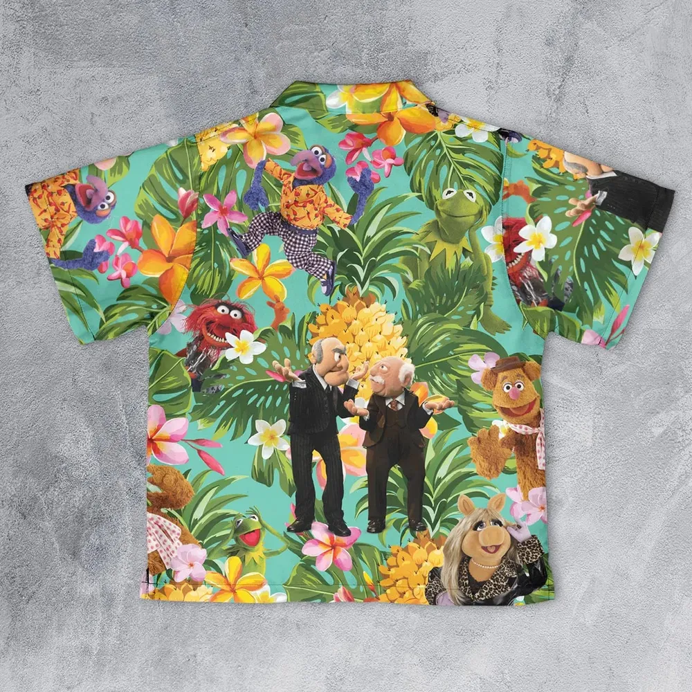 Statler And Waldorf Muppets Tropical Youth Hawaiian Shirt - 2