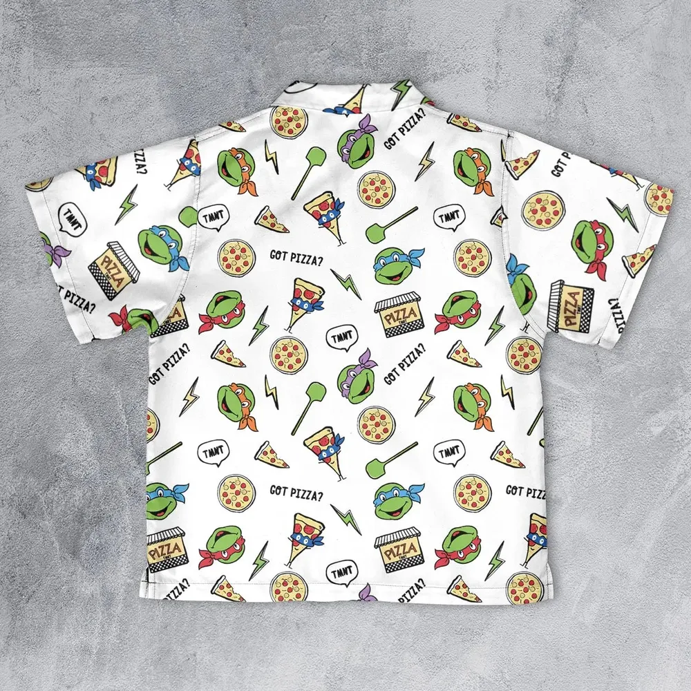 Got Pizza Teenage Mutant Ninja Turtles Youth Hawaiian Shirt - 2