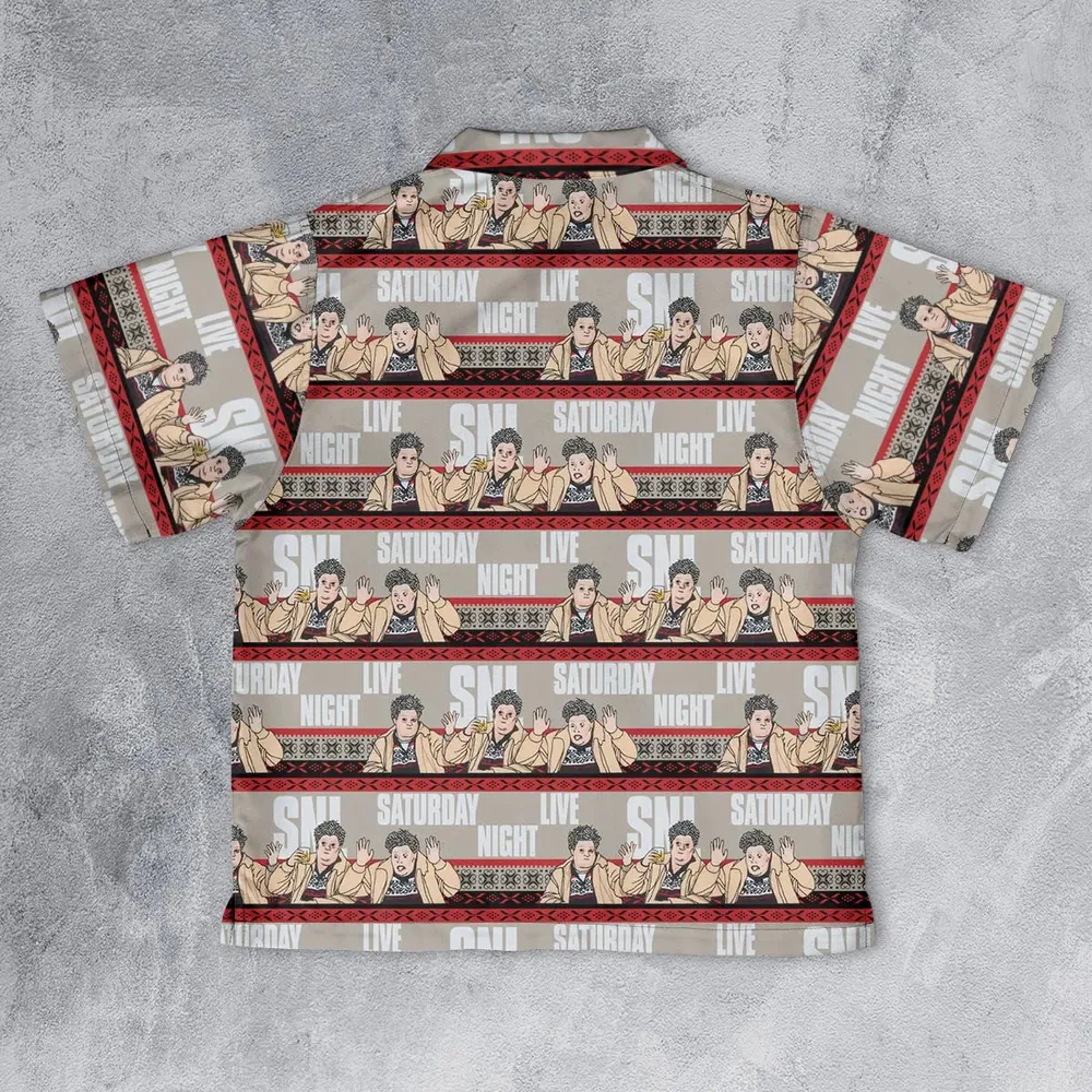 Drunk Uncle on the Holidays SNL Saturday Night Live Youth Hawaiian Shirt - 2