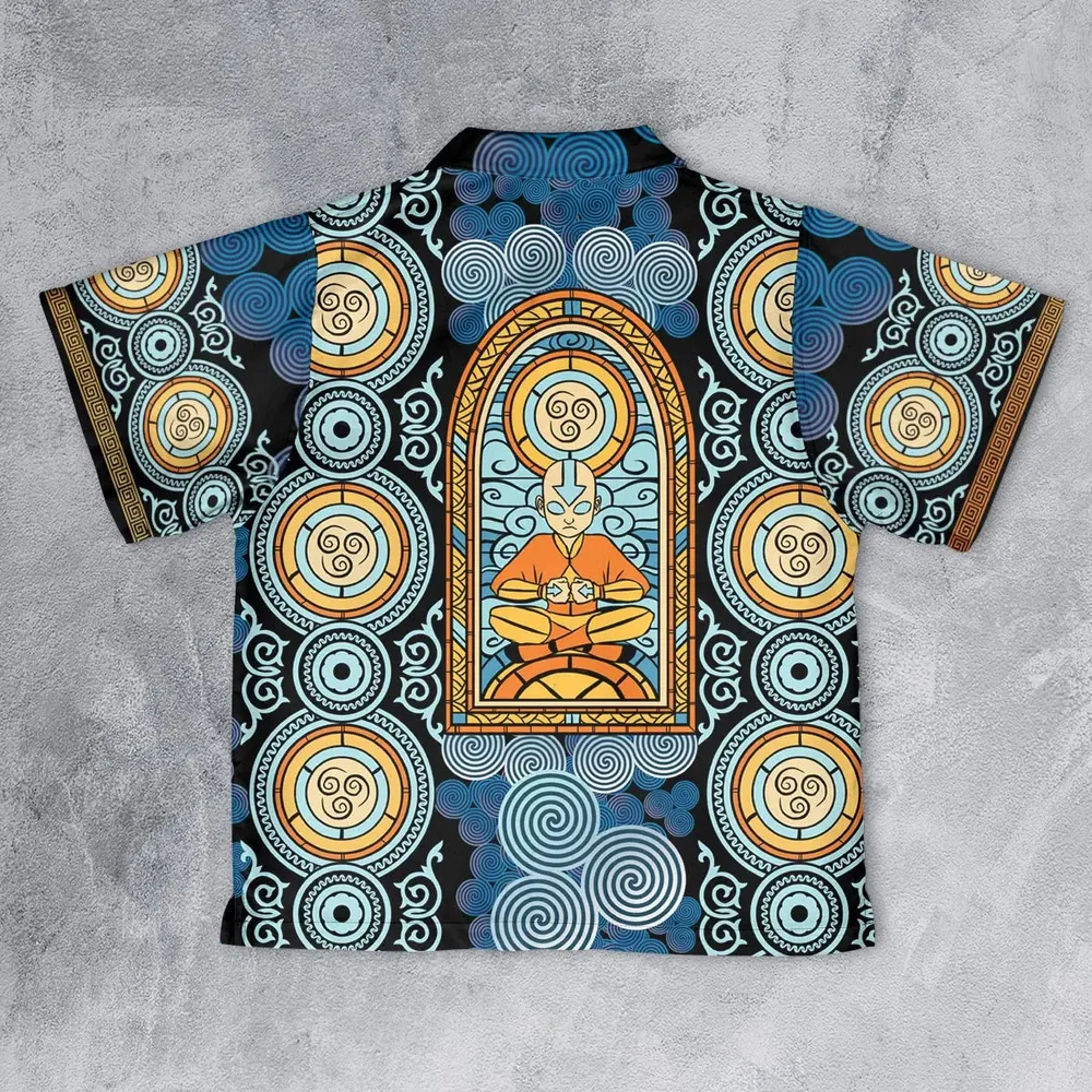 Air Avatar Avatar the Last Airbender Youth Hawaiian Shirt - 2
