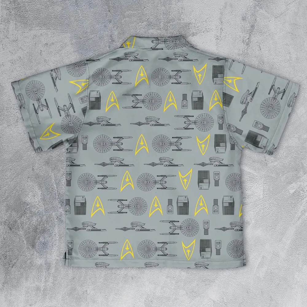 S.T Shipyard Star Trek Youth Hawaiian Shirt - 2