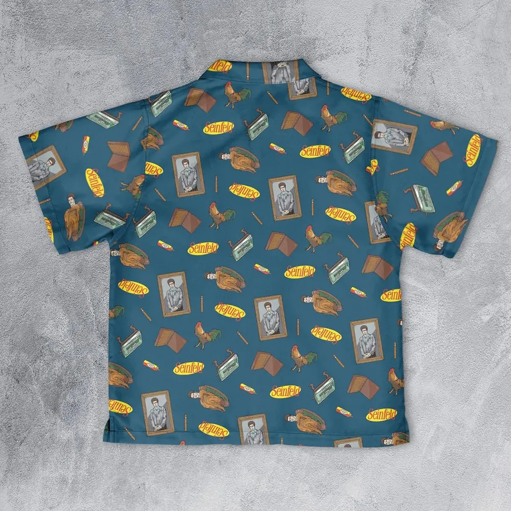 Seinfeld Kramer Icons Pop Culture Youth Hawaiian Shirt - 2