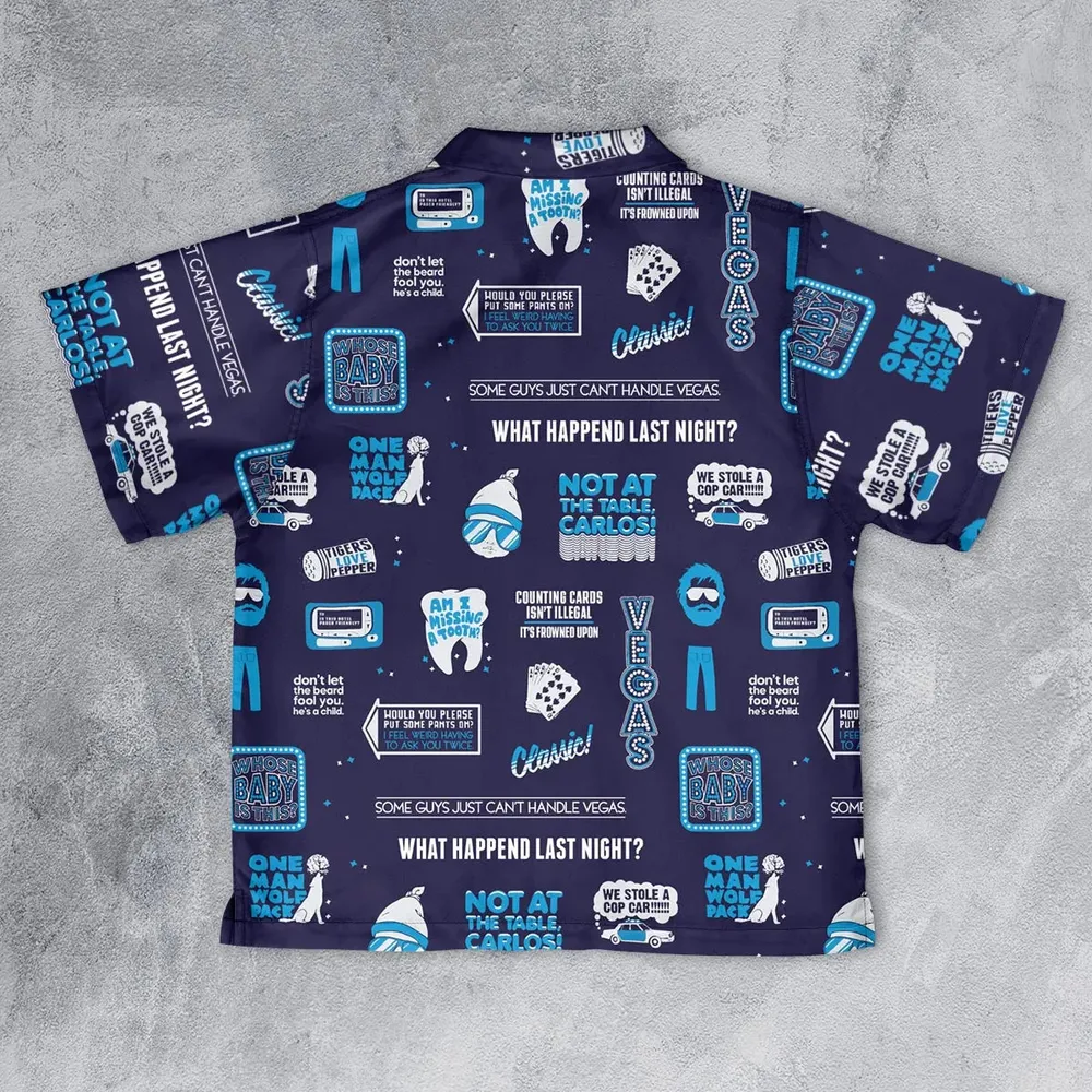 What Happened Last Night The Hangover Youth Hawaiian Shirt - 2