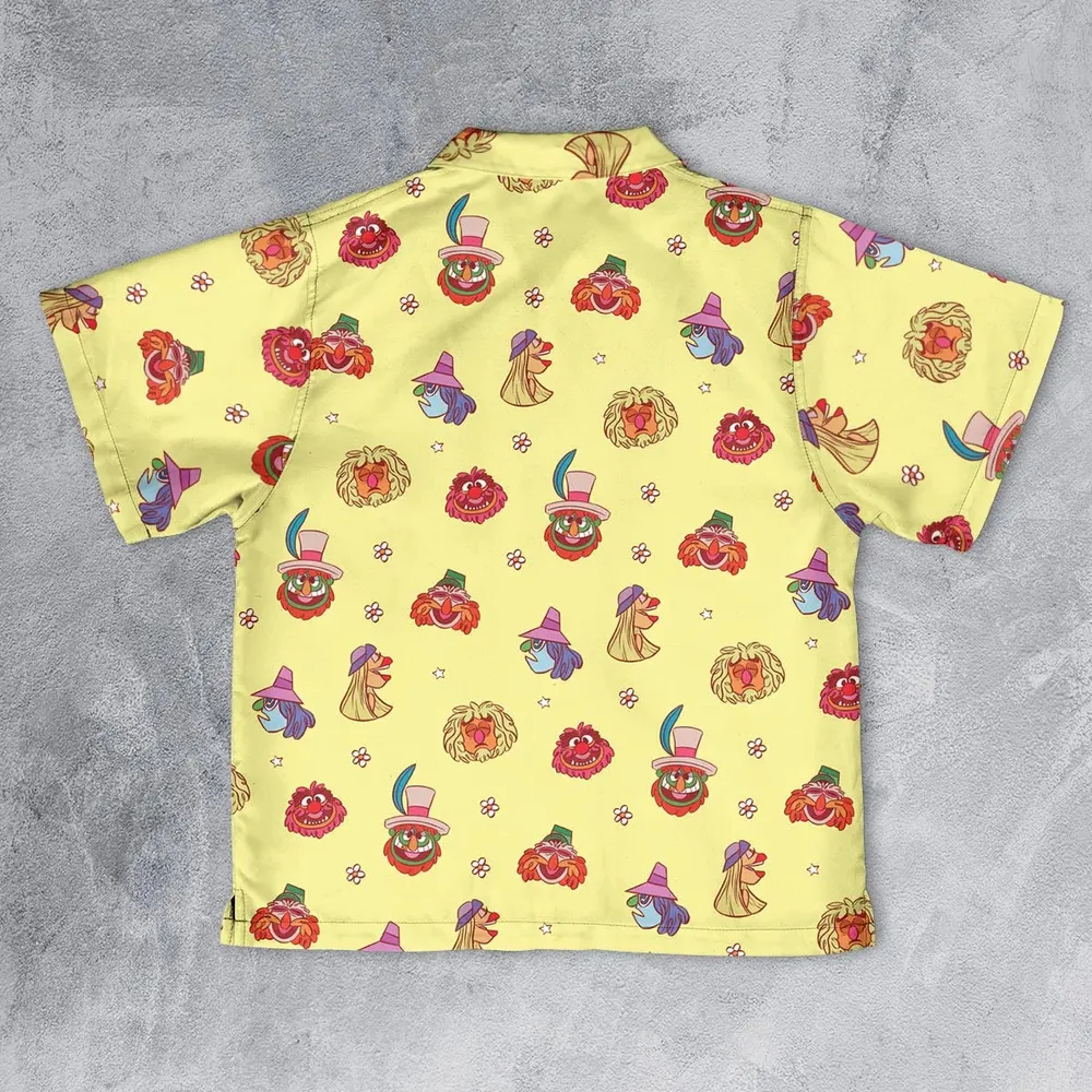 The Electric Mayhem Characters The Muppet Show Youth Hawaiian Shirt - 2