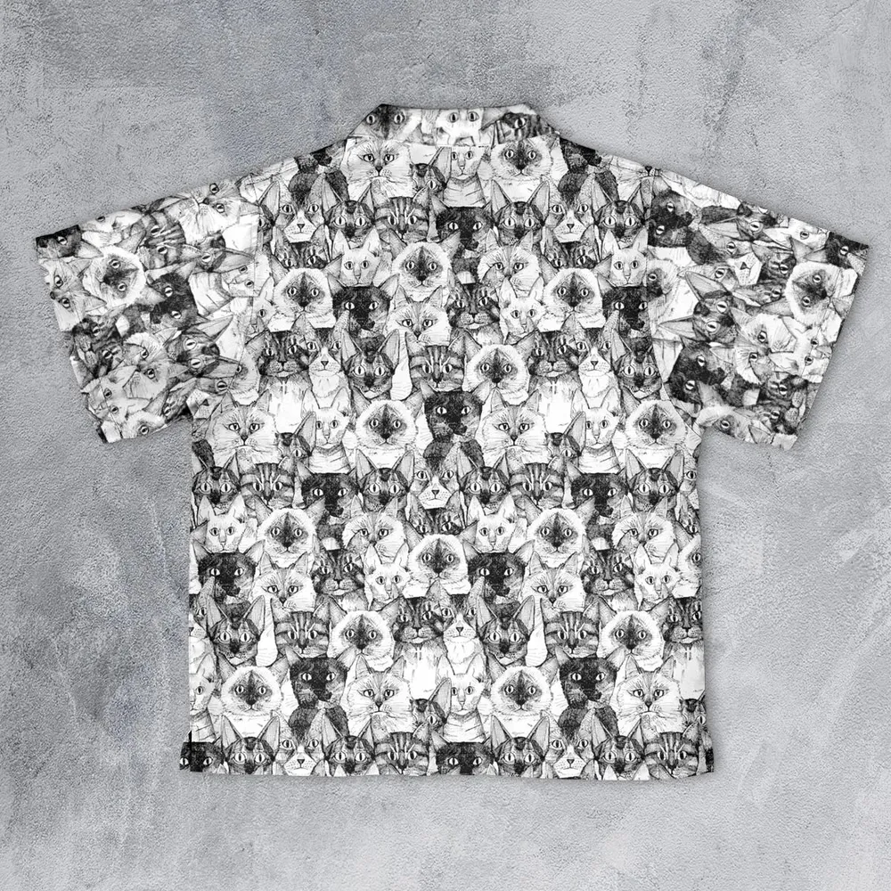 Just Cats Youth Hawaiian Shirt - 2
