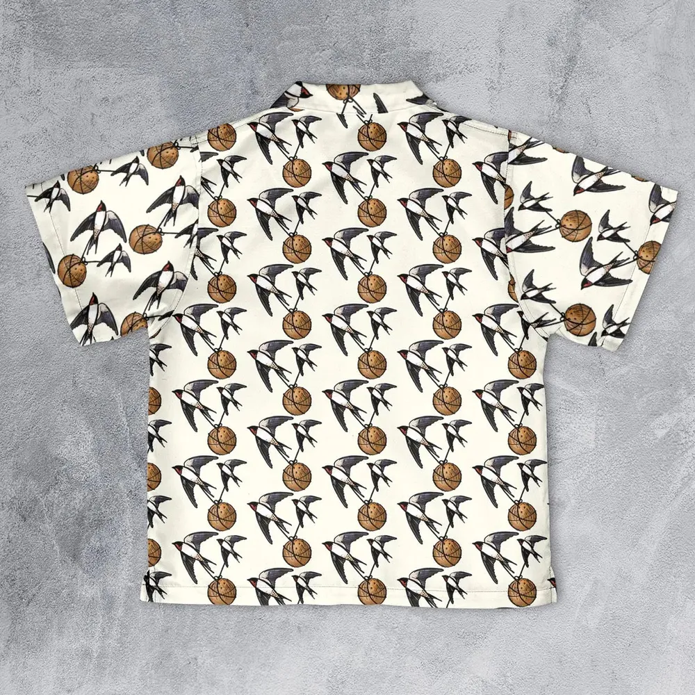European Swallow Monty Python Holy Grail Youth Hawaiian Shirt - 2