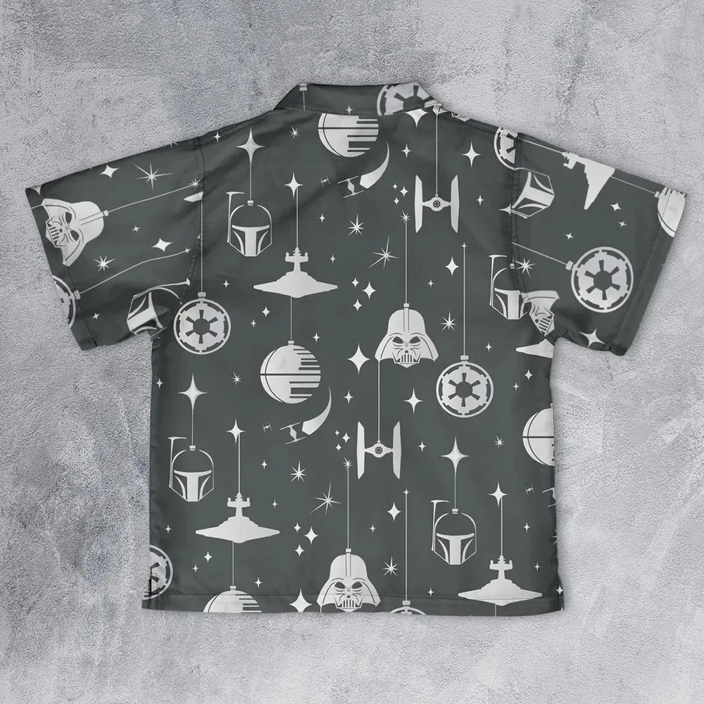Dark Side Holiday Star Wars Youth Hawaiian Shirt - 2
