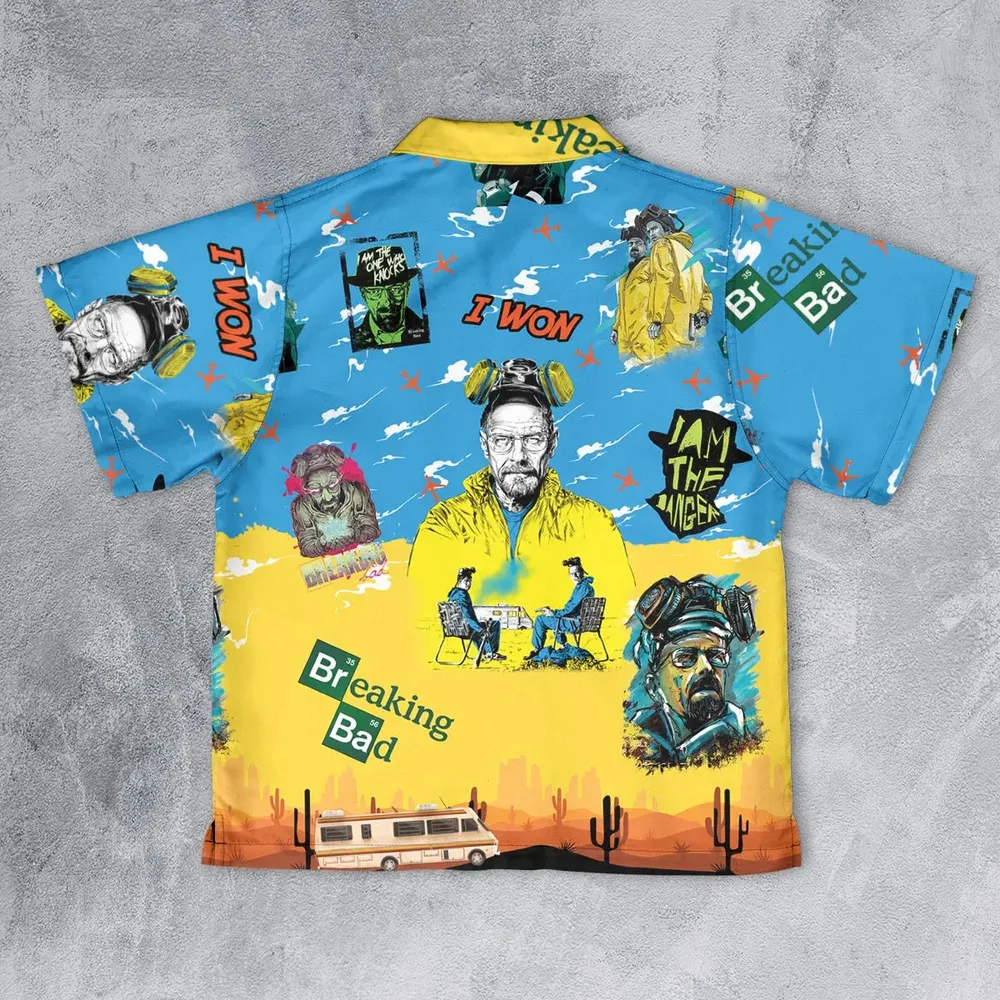 Cooking Meth Breaking Bad Youth Hawaiian Shirt - 2