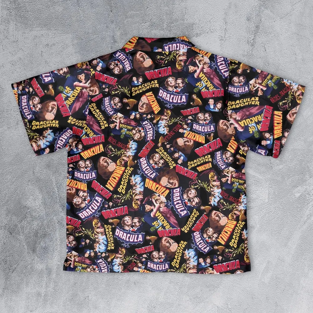 Classic Horror Films Youth Hawaiian Shirt - 2