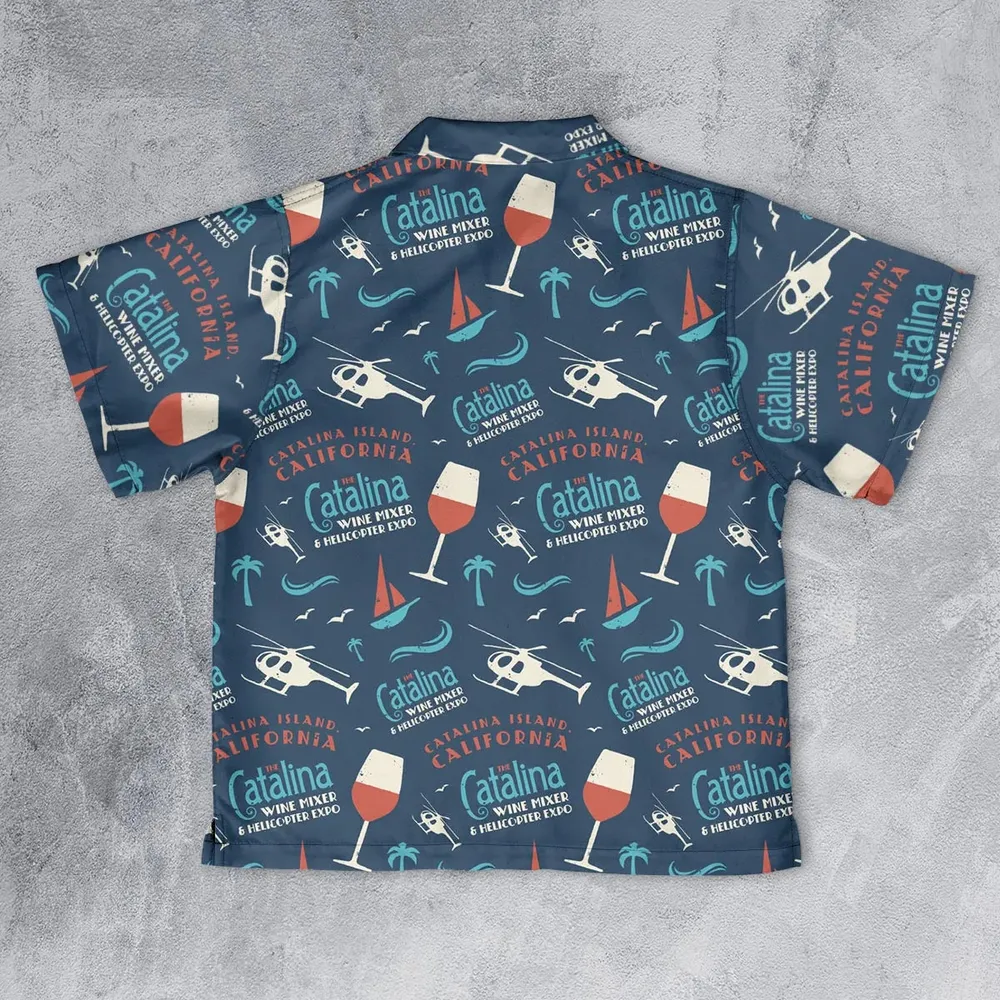 Catalina Wine Mixer Pattern Youth Hawaiian Shirt - 2