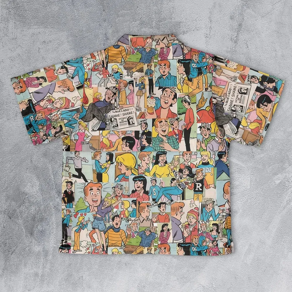 Archie Comics Characters Collage Youth Hawaiian Shirt - 2