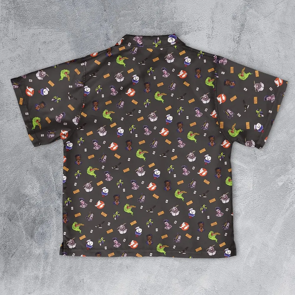 Ghostbusters Pattern Youth Hawaiian Shirt - 2