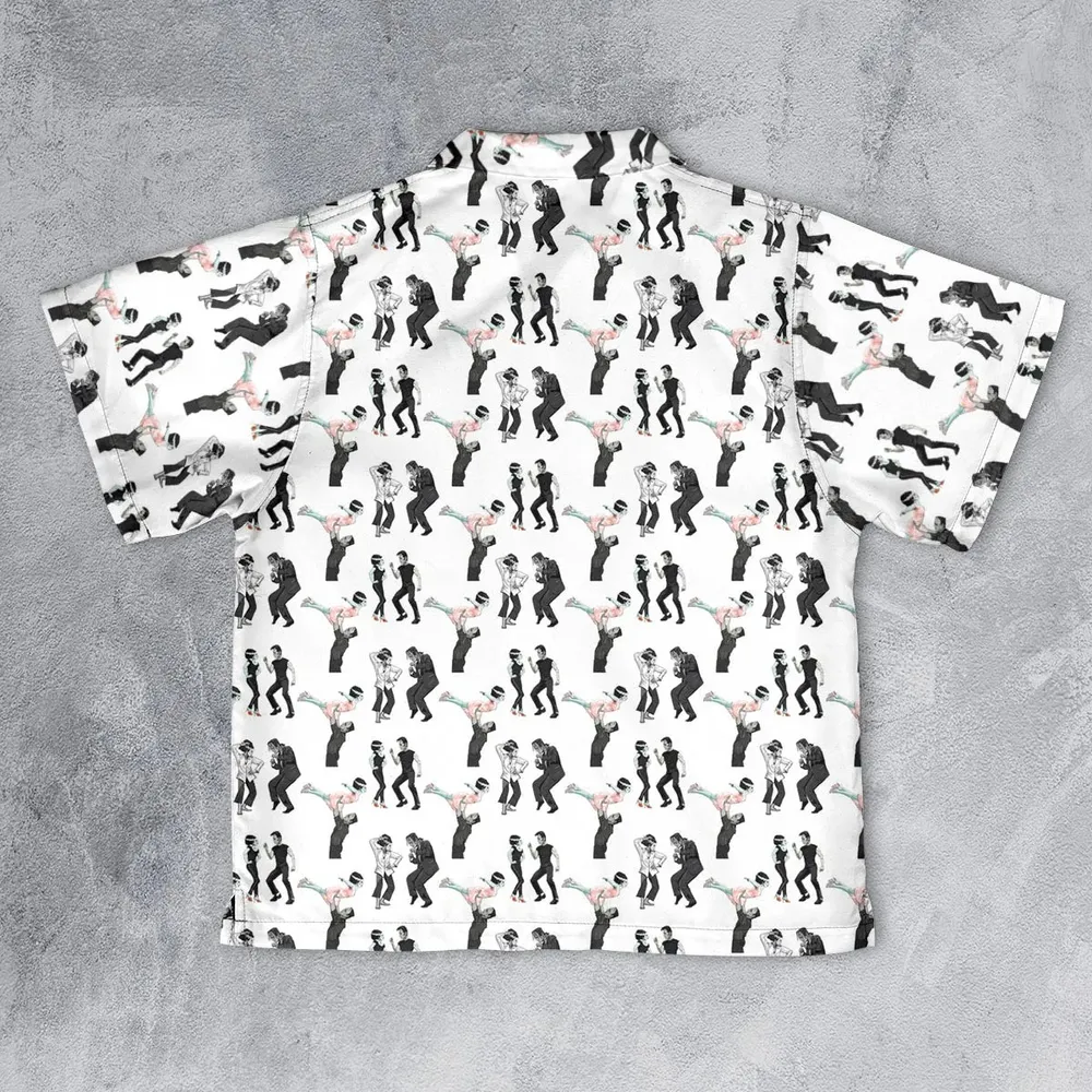 Frankenstein And Bride Dance Movies Dance Scene Mashup Youth Hawaiian Shirt - 2