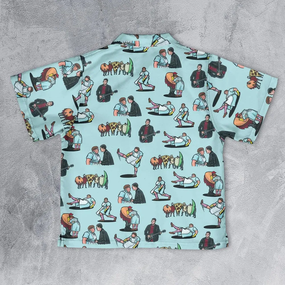 Lunch Lady Land SNL Youth Hawaiian Shirt - 2