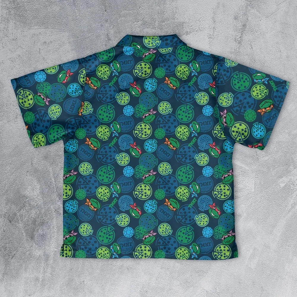 Teenage Mutant Ninja Turtles Pizza Youth Hawaiian Shirt - 2