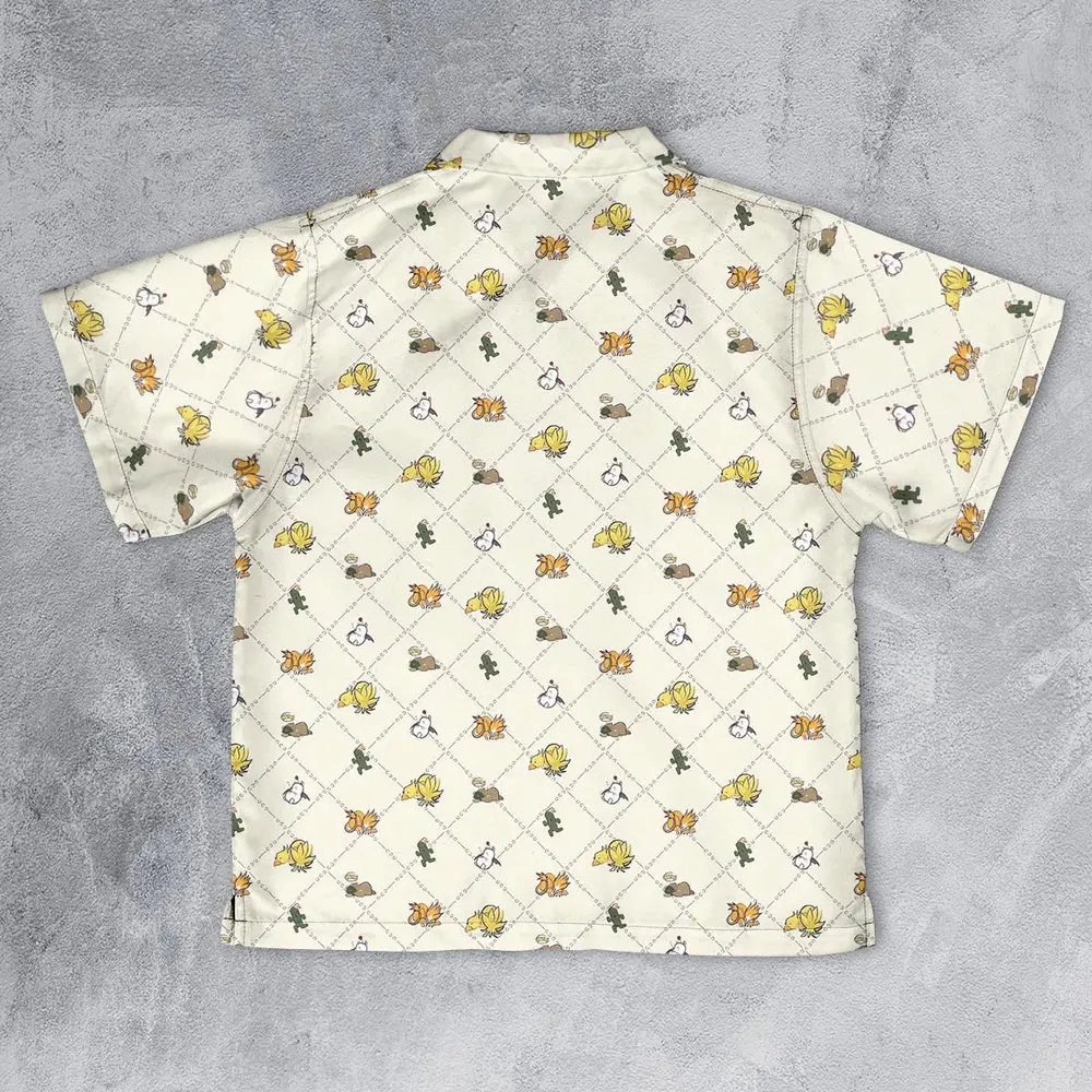 Final Fantasy Sleeping Creatures Pattern Youth Hawaiian Shirt - 2