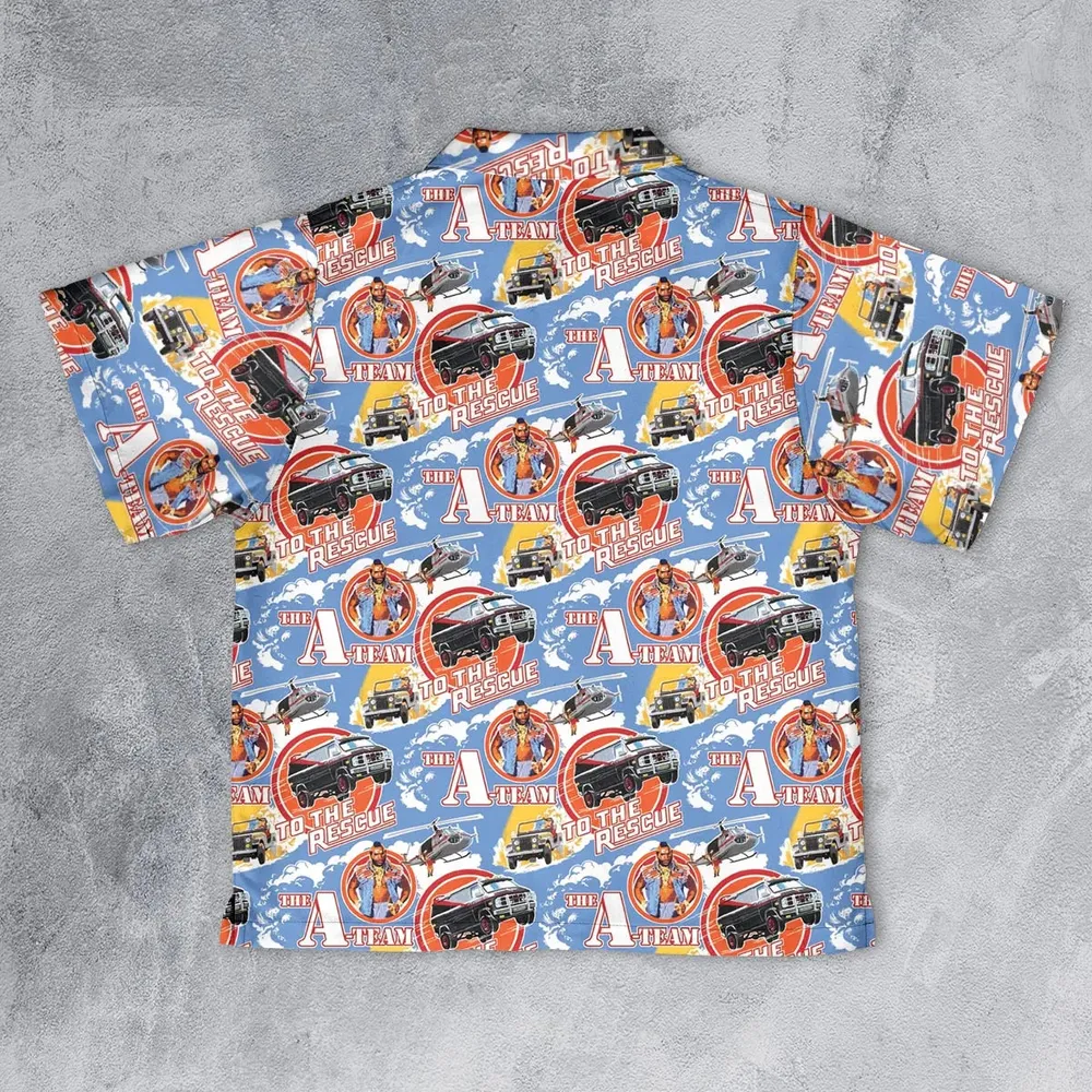 To The Rescue The A Team Pattern Youth Hawaiian Shirt - 2