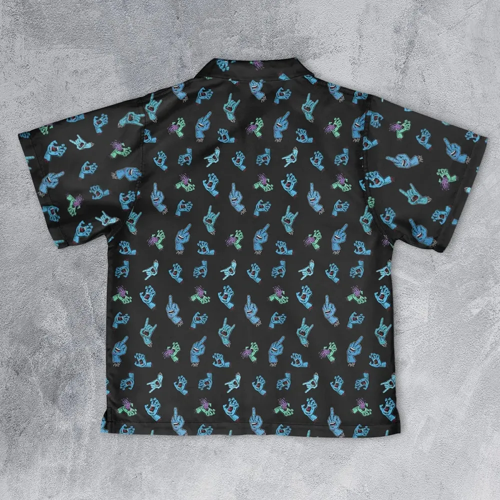 Santa Cruz Screaming Hand Youth Hawaiian Shirt - 2
