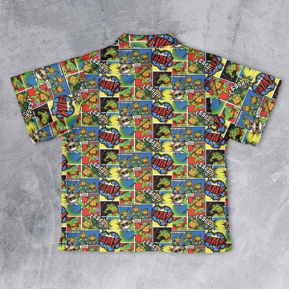Teenage Mutant Ninja Turtles Comic Youth Hawaiian Shirt - 2